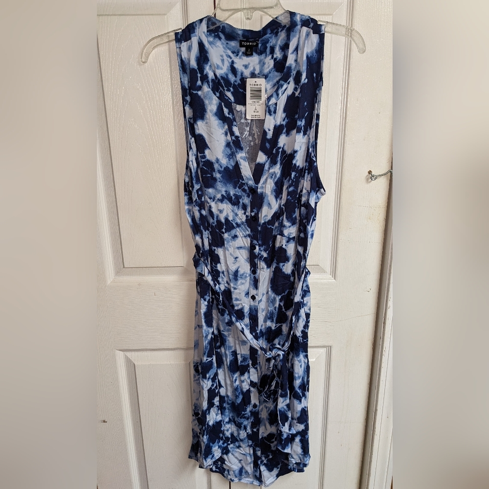 Torrid Tie-Dye Dress Size 2 NWT